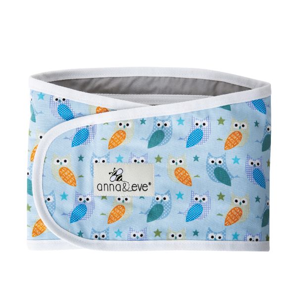 Anna&Eve Khăn Quấn Ngủ Ngon, Chống Giật Mình Cho Bé Sơ Sinh - Hoa Văn Xanh