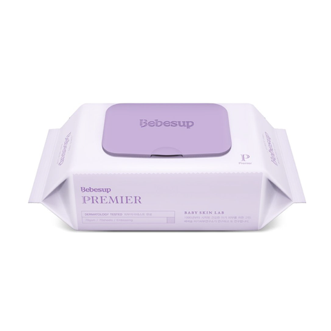 BEBESUP KHĂN GIẤY ƯỚT CHẤT LIỆU VẢI KHÔNG DỆT MỀM MẠI, AN TOÀN CHO MẸ VÀ BÉ - PREMIER