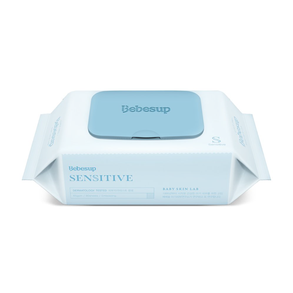 Bebesup Khăn Giấy Ướt Sensitive An Toàn Cho Mẹ & Bé