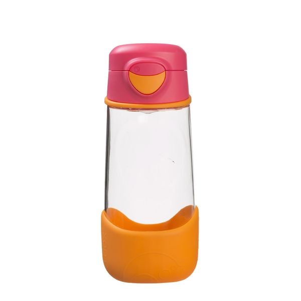 b.box Bình Nước Vòi Silicone Chất Liệu Tritan Có Van Chống Sặc 450ml