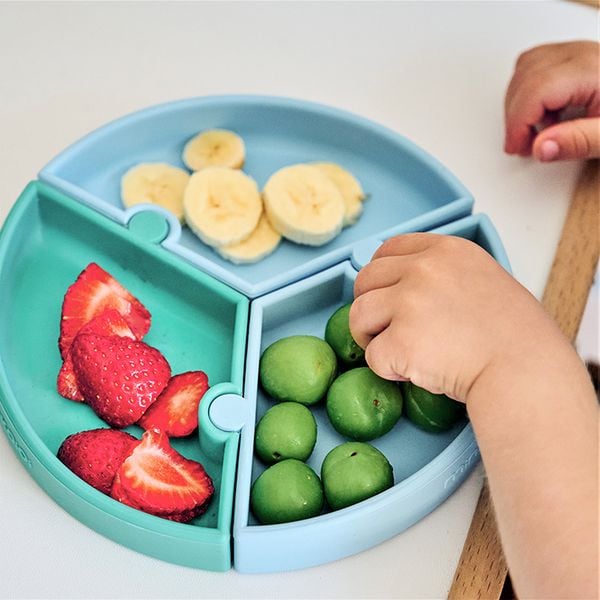 MinikOiOi Khay Ăn Dặm Silicone Có Thể Tháo Rời