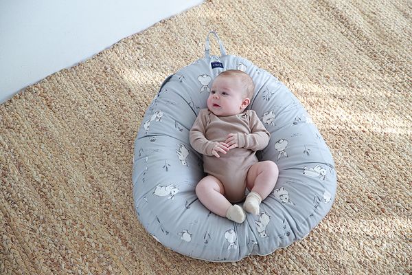 Elava Ruột Gối Chống Trào Ngược Cho Bé Sơ Sinh, 100% Bông Huvis Kháng Khuẩn (Không Kèm Vỏ Gối)