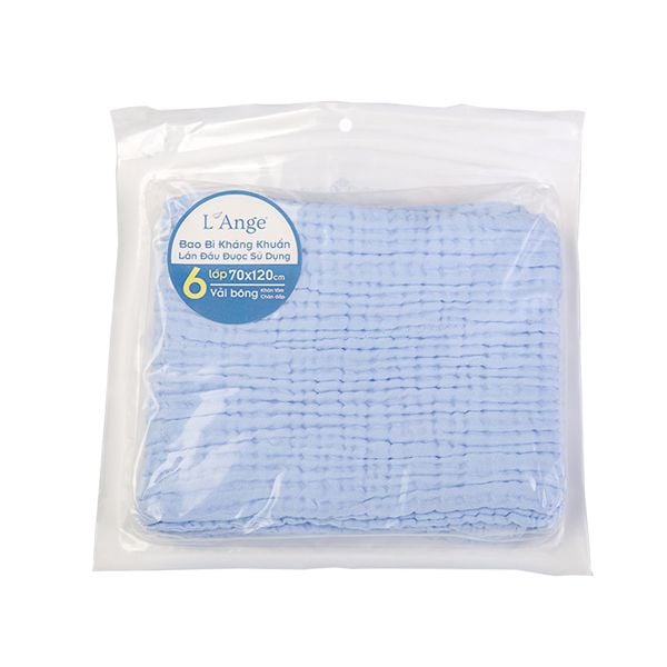 L'Ange Khăn Tắm/Khăn Quấn/Chăn Đắp Vải Bông 6 Lớp 70x120cm