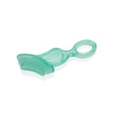 BRUSH-BABY BÀN CHẢI TẬP ĐÁNH RĂNG VÀ MÁT XA NƯỚU SILICONE MỀM MẠI CHO BÉ (10-36 THÁNG)