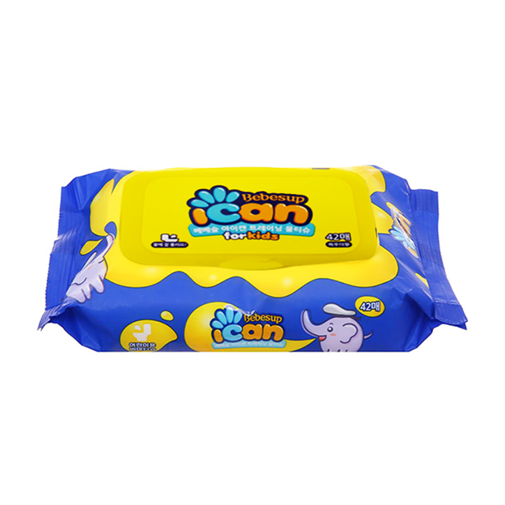 Bebesup Khăn Giấy Ướt Tự Hủy ICAN, An Toàn Cho Mẹ & Bé