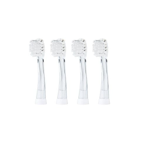 BRUSH-BABY BỘ 4 ĐẦU BÀN CHẢI THAY THẾ TIỆN DỤNG CHO BÀN CHẢI ĐIỆN SÓNG ÂM KIDZSONIC (TỪ 3 TUỔI)