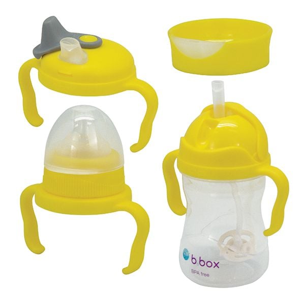 b.box Bộ Bình Nước 4 Nắp Thay Thế Tiện Dụng Cho 4 Giai Đoạn Phát Triển Của Bé