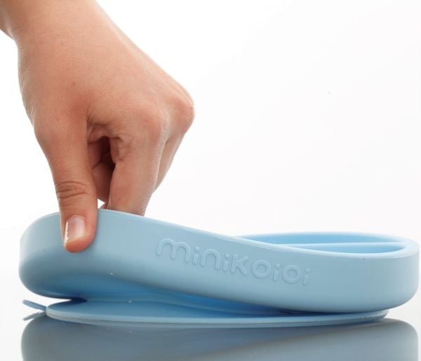 MinikOiOi Khay Ăn Dặm Silicone Có Đế Hít Chống Trơn