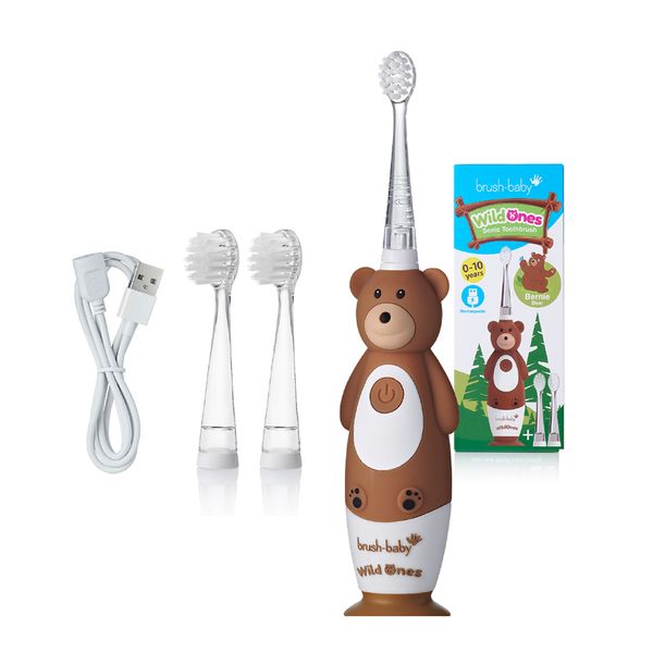 Brush-Baby Bàn Chải Điện Sóng Âm Kèm Sạc WildOnes Cho Bé (0 - 10 Tuổi)