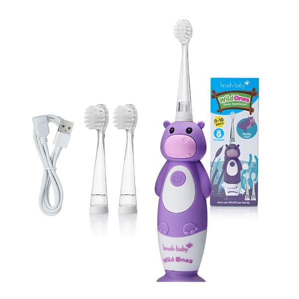 Brush-Baby Bàn Chải Điện Sóng Âm Kèm Sạc WildOnes Cho Bé (0 - 10 Tuổi)