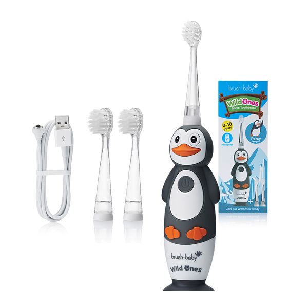 Brush-Baby Bàn Chải Điện Sóng Âm Kèm Sạc WildOnes Cho Bé (0 - 10 Tuổi)