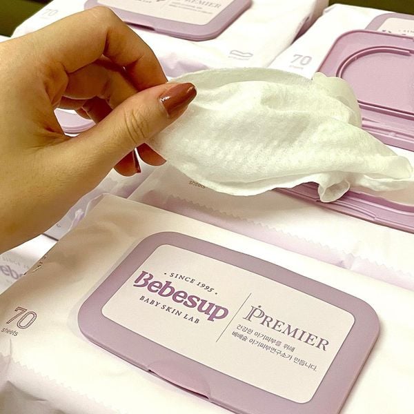 Bebesup Khăn Giấy Ướt Premier An Toàn Cho Mẹ & Bé