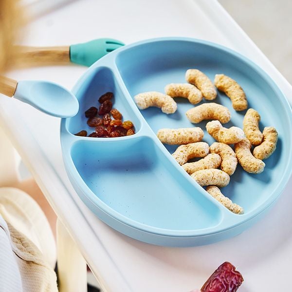MinikOiOi Khay Ăn Dặm Silicone Có Đế Hít Chống Trơn