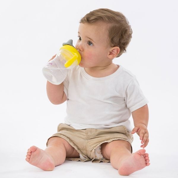 b.box Bình Nước Vòi Silicone 240ml Có Van Chống Sặc Cho Bé Tập Uống Nước