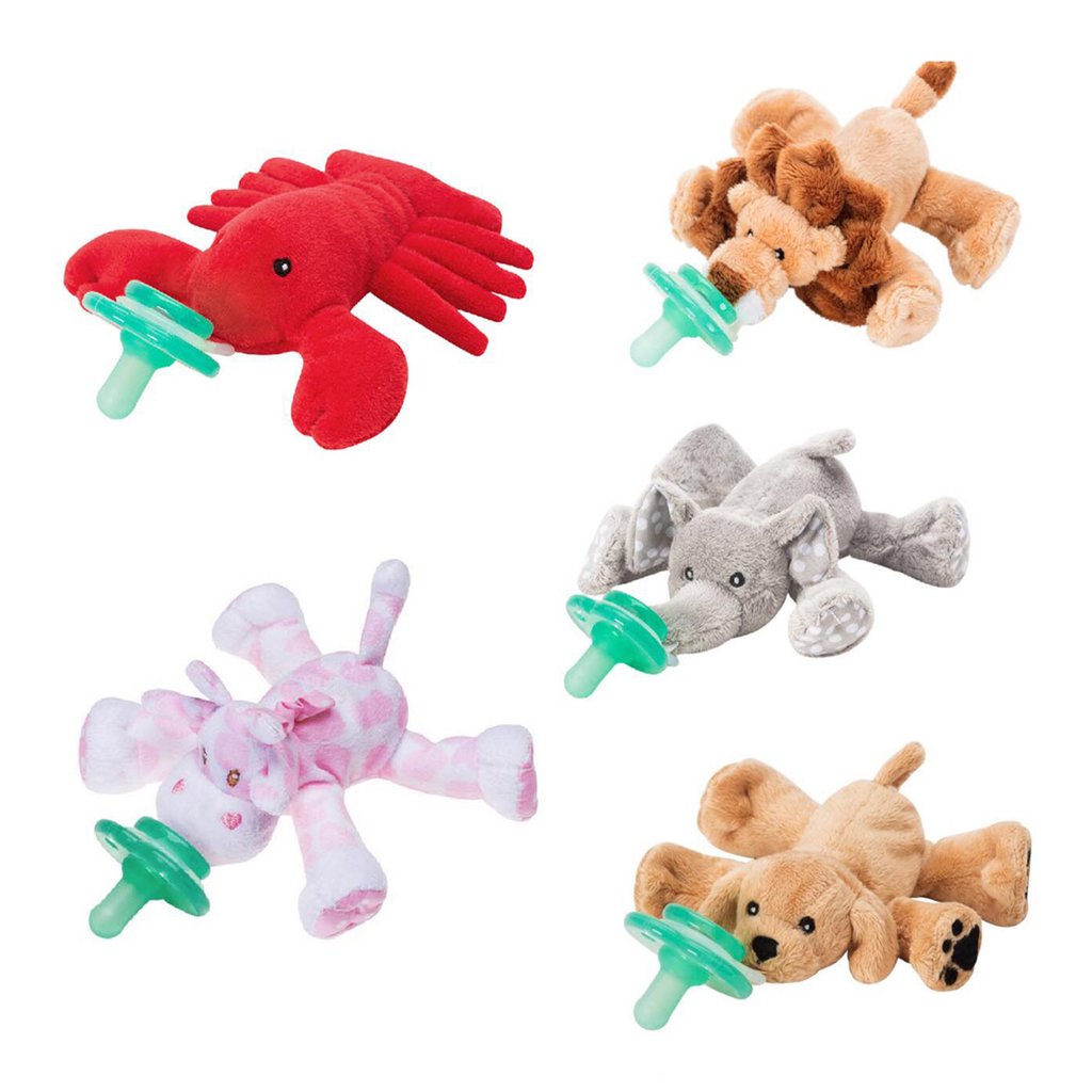 Nookums Núm Ti Silicone Kèm Thú Bông Cao Cấp An Toàn Cho Bé