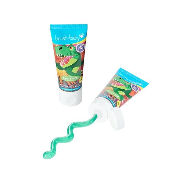 Brush-Baby Combo 6 Kem Đánh Răng Có Fluoride Cho Bé Mọi Độ Tuổi (50ml)