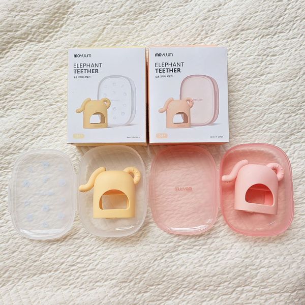 MOYUUM GẶM NƯỚU HÌNH VOI BẰNG SILICONE CAO CẤP GIÚP GIẢM ĐAU VÀ NGỨA NƯỚU CHO BÉ