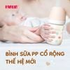 FARLIN BÌNH SỮA PP CỔ RỘNG DỄ VỆ SINH, NÚM TI SILICONE SIÊU MỀM CHỐNG ĐẦY HƠI CHO BÉ