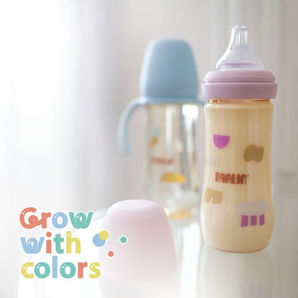 FARLIN Bình Sữa PPSU Cổ Rộng, Núm Ti Silicone Siêu Mềm, Chống Đầy Hơi Cho Bé
