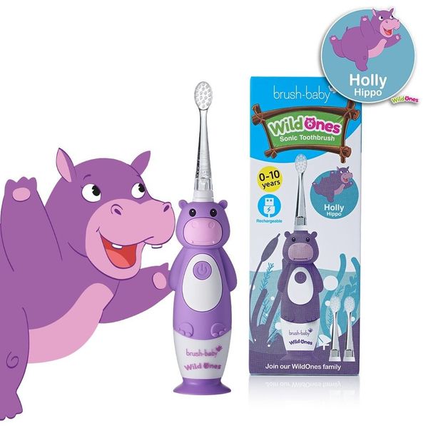 Brush-Baby Bàn Chải Điện Sóng Âm Kèm Sạc WildOnes Cho Bé (0 - 10 Tuổi)