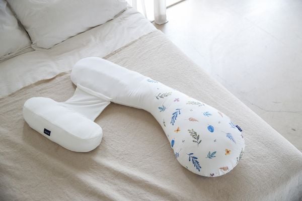 Elava Ruột Gối Bầu Đa Năng Chữ H Nâng Đỡ Toàn Thân, 100% Bông Huvis Kháng Khuẩn (Không Kèm Vỏ Gối)
