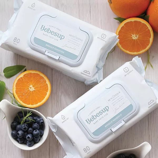 Bebesup Khăn Giấy Ướt Premier An Toàn Cho Mẹ & Bé