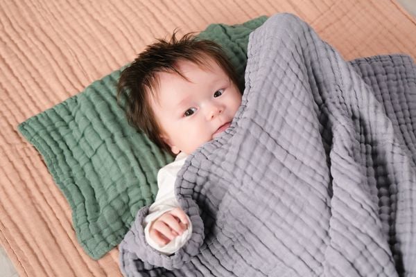 L'Ange Khăn Tắm/Khăn Quấn/Chăn Đắp Vải Bông 6 Lớp 70x120cm