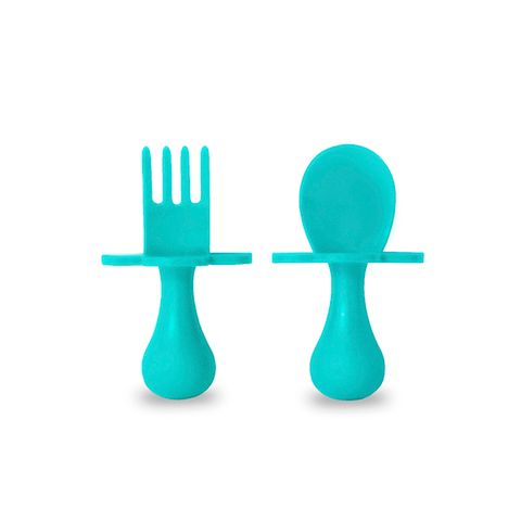 GRABEASE BỘ MUỖNG NĨA TẬP ĂN CHO BÉ - XANH DƯƠNG