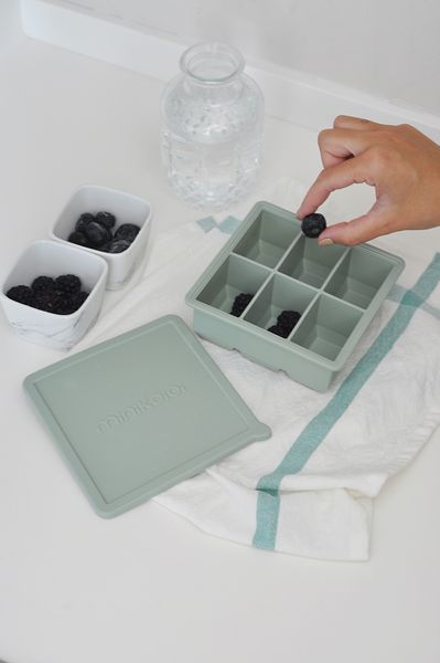 MinikOiOi Khay Trữ Thức Ăn Silicone Có Nắp Đậy