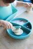 MINIKOIOI BỘ ĂN DẶM SỐ 2 CHO BÉ CHẤT LIỆU SILICONE CAO CẤP GỒM KHAY, YẾM VÀ MUỖNG