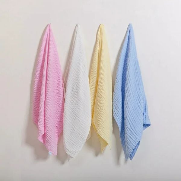 L'Ange Khăn Tắm/Khăn Quấn/Chăn Đắp Vải Bông 9 Lớp 70x120cm