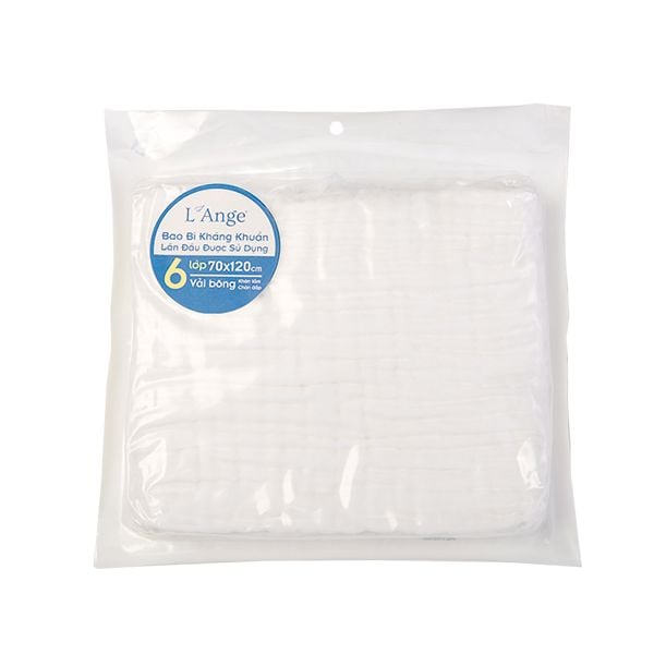 L'Ange Khăn Tắm/Khăn Quấn/Chăn Đắp Vải Bông 6 Lớp 70x120cm