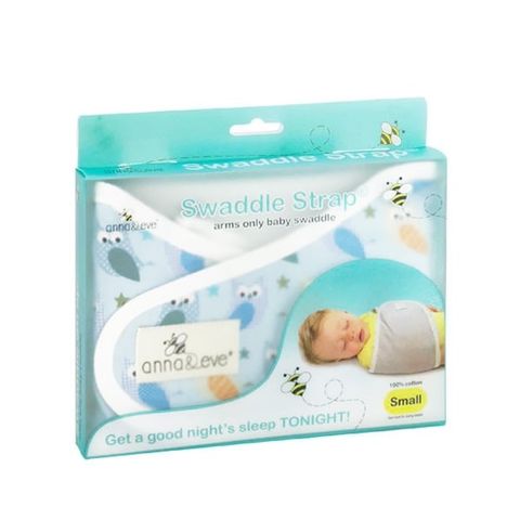 ANNA&EVE KHĂN QUẤN NGỦ NGON, Ủ QUẤN TAY CHỐNG GIẬT MÌNH CHO BÉ SƠ SINH - HOA VĂN XANH