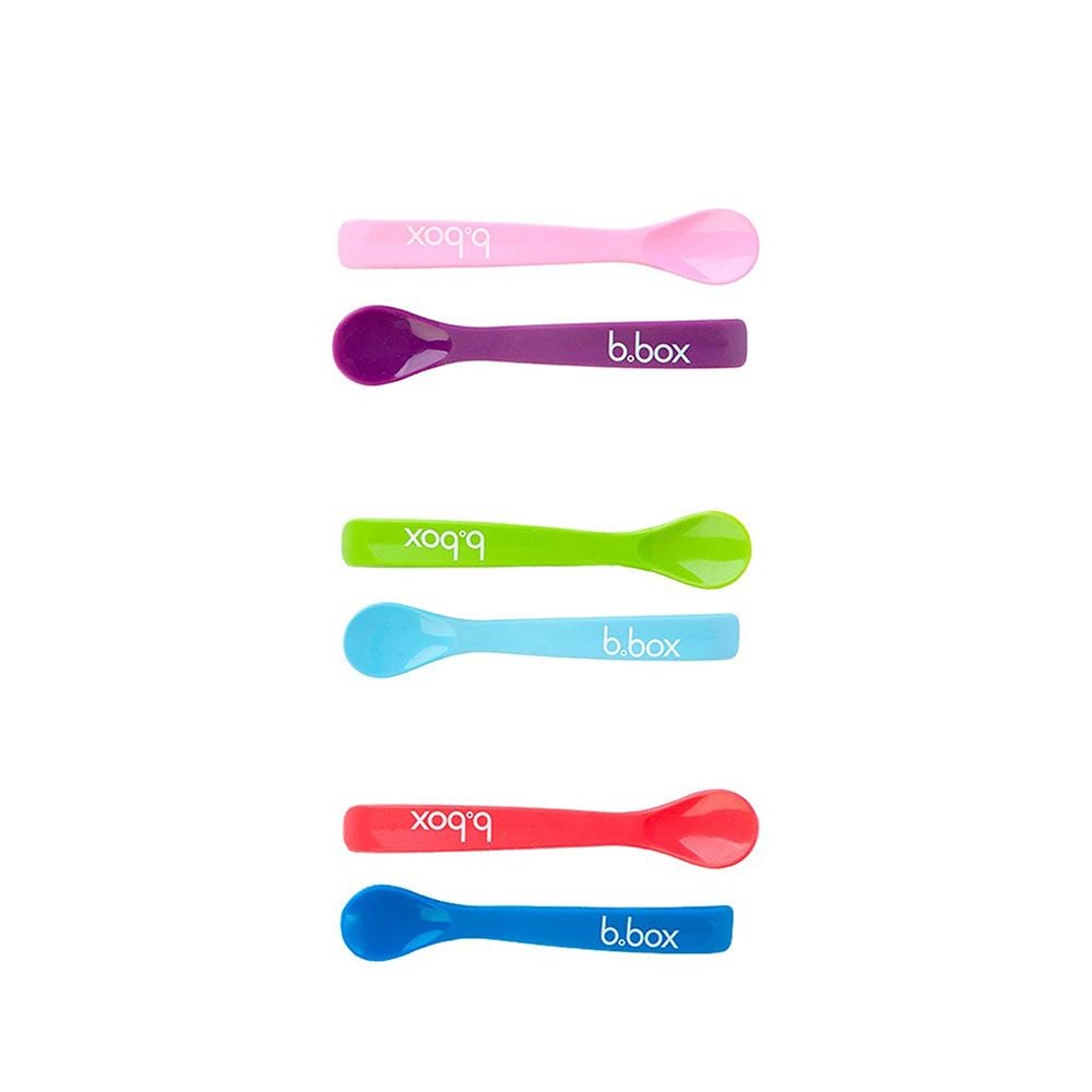 B.BOX BỘ 2 MUỖNG SILICONE CAO CẤP MỀM MẠI CHO BÉ TẬP ĂN DẶM