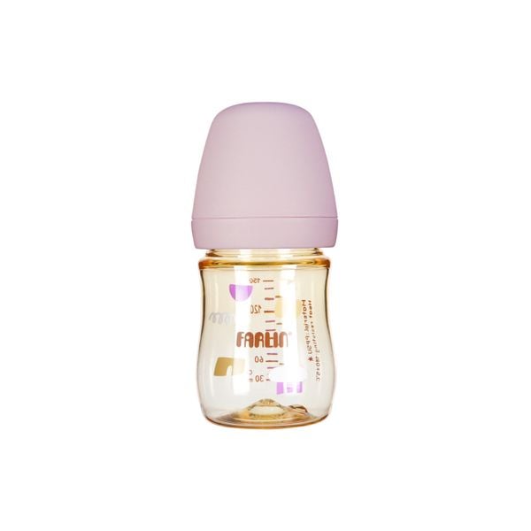 FARLIN Bình Sữa PPSU Cổ Rộng, Núm Ti Silicone Siêu Mềm, Chống Đầy Hơi Cho Bé