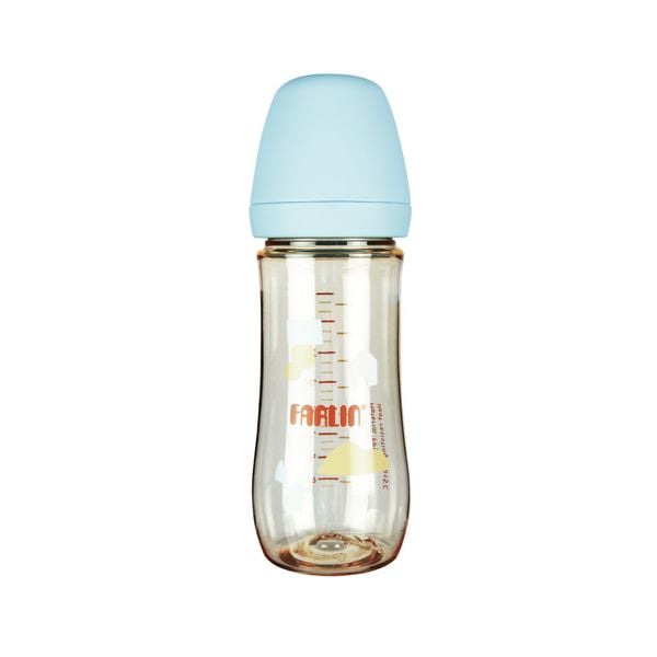 FARLIN Bình Sữa PPSU Cổ Rộng, Núm Ti Silicone Siêu Mềm, Chống Đầy Hơi Cho Bé