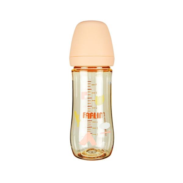 FARLIN Bình Sữa PPSU Cổ Rộng, Núm Ti Silicone Siêu Mềm, Chống Đầy Hơi Cho Bé
