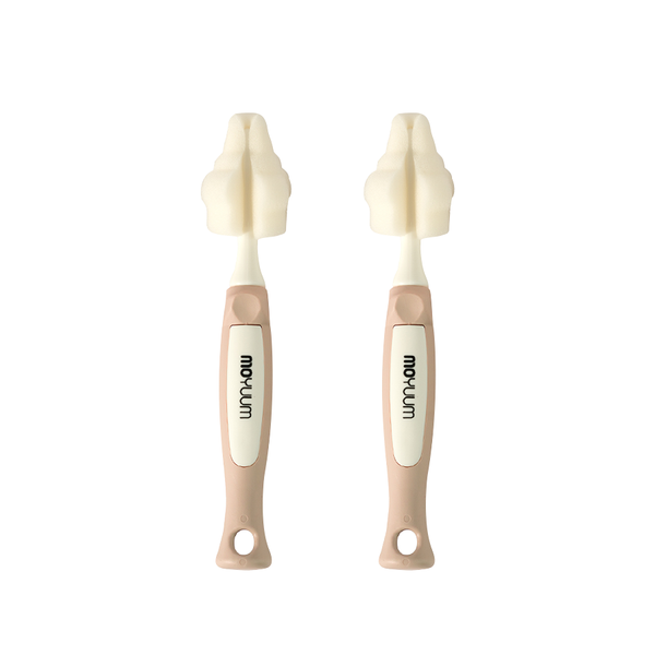 MOYUUM BỘ CỌ RỬA NÚM BÌNH BẰNG MÚT XỐP (SET 2 CÁI)