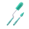 MOYUUM BỘ CỌ RỬA BÌNH VÀ NÚM BẰNG SILICONE (SET 2 CÁI)