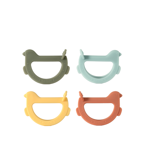 MOYUUM GẶM NƯỚU HÌNH CHIM BẰNG SILICONE CAO CẤP GIÚP GIẢM ĐAU VÀ NGỨA NƯỚU CHO BÉ