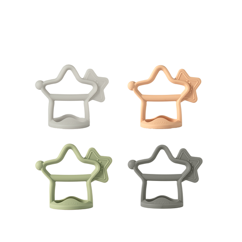 MOYUUM GẶM NƯỚU HÌNH SAO BẰNG SILICONE CAO CẤP GIÚP GIẢM ĐAU VÀ NGỨA NƯỚU CHO BÉ