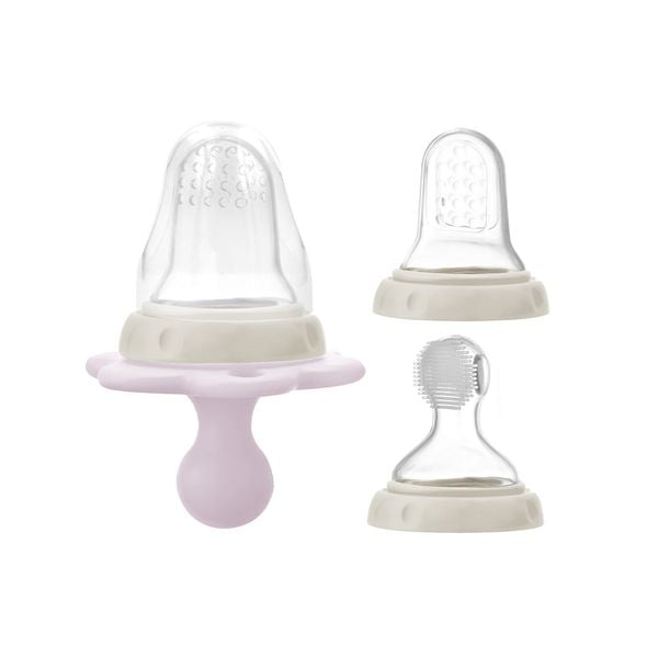 FARLIN Bộ Túi Nhai, Gặm Nướu Và Bàn Chải Mát Xa Nướu Silicone Cho Bé