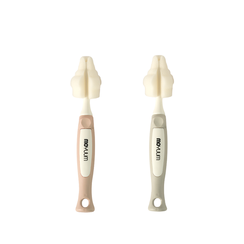 MOYUUM BỘ CỌ RỬA NÚM BÌNH BẰNG MÚT XỐP (SET 2 CÁI)