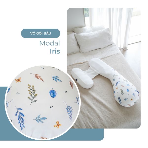 Elava Vỏ Gối Bầu Đa Năng Thoáng Khí, Hút Ẩm (Không Kèm Ruột Gối)