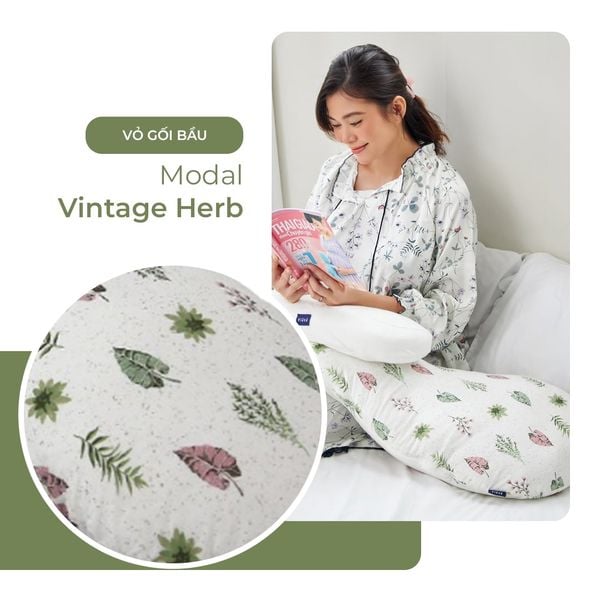 Elava Gối Bầu Đa Năng Chữ H Nâng Đỡ Toàn Thân, 100% Bông Huvis Kháng Khuẩn