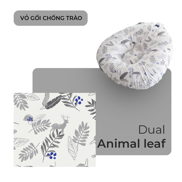 Elava Vỏ Gối Chống Trào Ngược Thoáng Khí Cho Bé Sơ Sinh (Không Kèm Ruột Gối)
