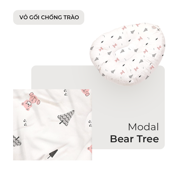 Elava Vỏ Gối Chống Trào Ngược Thoáng Khí Cho Bé Sơ Sinh (Không Kèm Ruột Gối)
