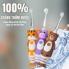BRUSH-BABY BÀN CHẢI ĐIỆN SÓNG ÂM WILDONES KÈM SẠC, 2 CHẾ ĐỘ LÀM SẠCH RĂNG AN TOÀN VÀ HIỆU QUẢ CHO BÉ (0 - 10 TUỔI)