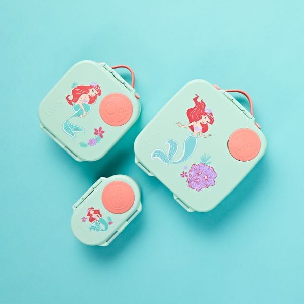 b.box Set Hộp Cơm, Túi Đựng & Bình Nước Phiên Bản Little Mermaid Cho Bé