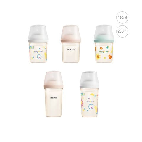 MOYUUM BÌNH SỮA PPSU MOV.AA CỔ SIÊU RỘNG (KÈM NÚM)